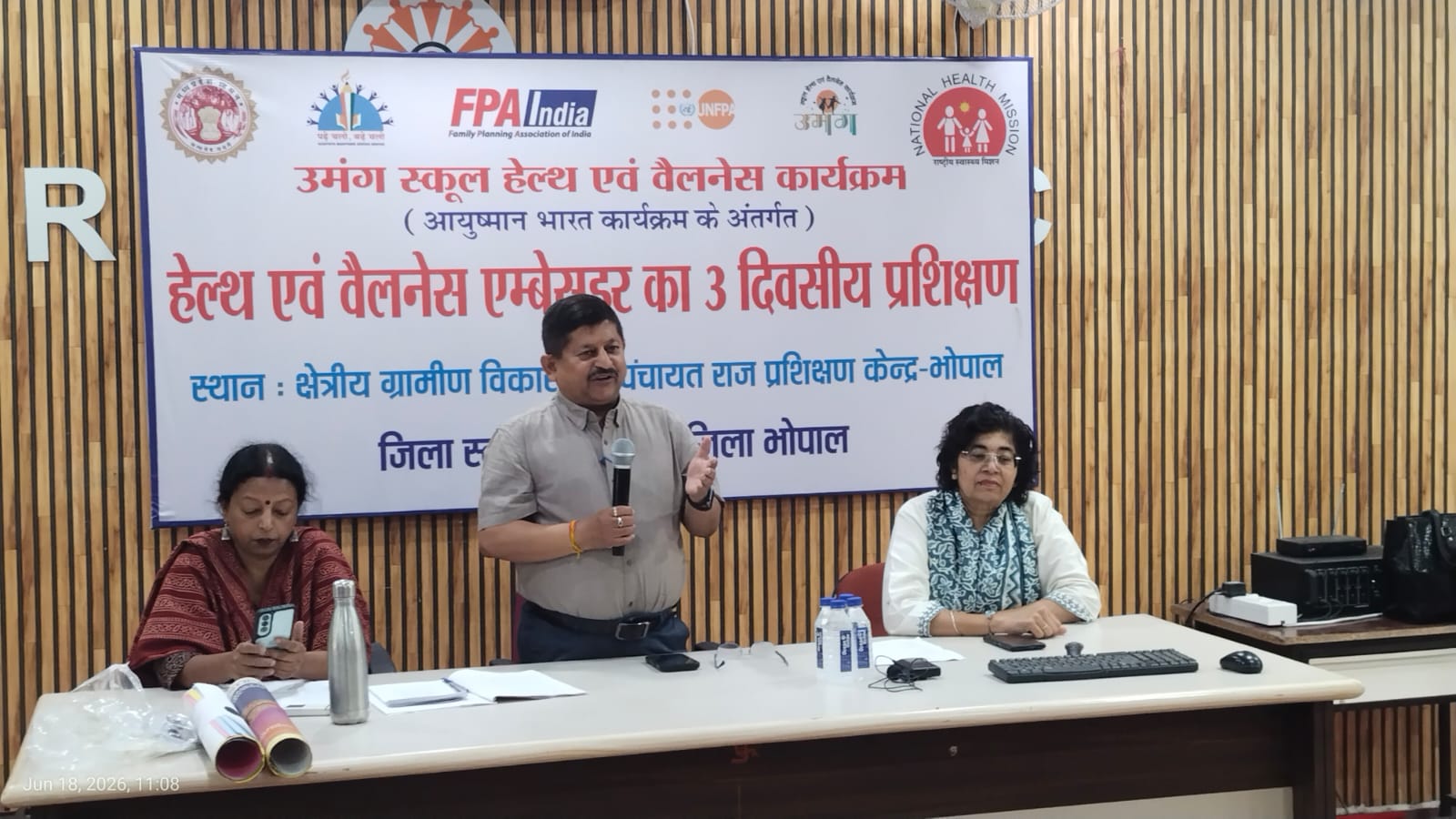 Teachers trained under Umang School Health and Wellness Programme in Bhopal Teachers trained under Umang School Health and Wellness Programme in Bhopal