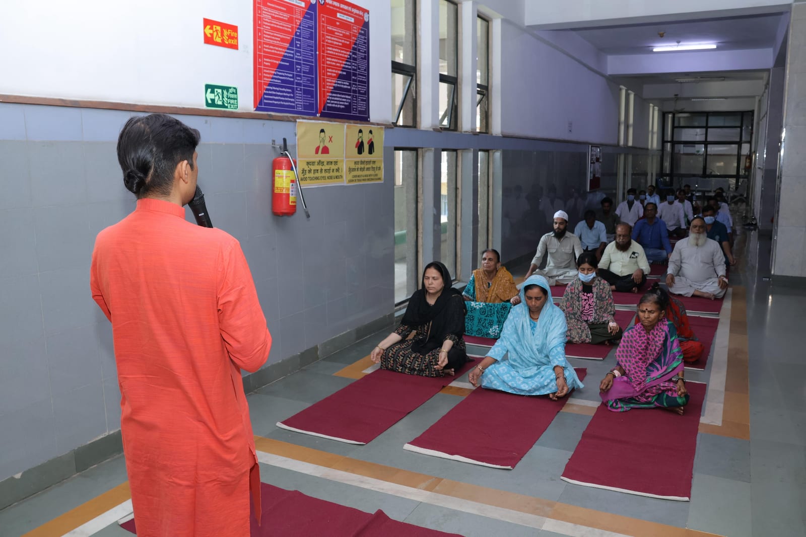 Special yoga sessions held at BMHRC to promote health awareness
