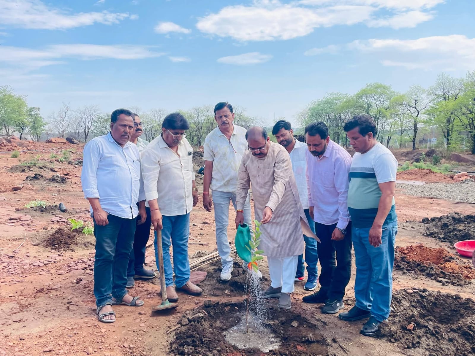 Plantation Drive Held at Namo Van on World Environment Day