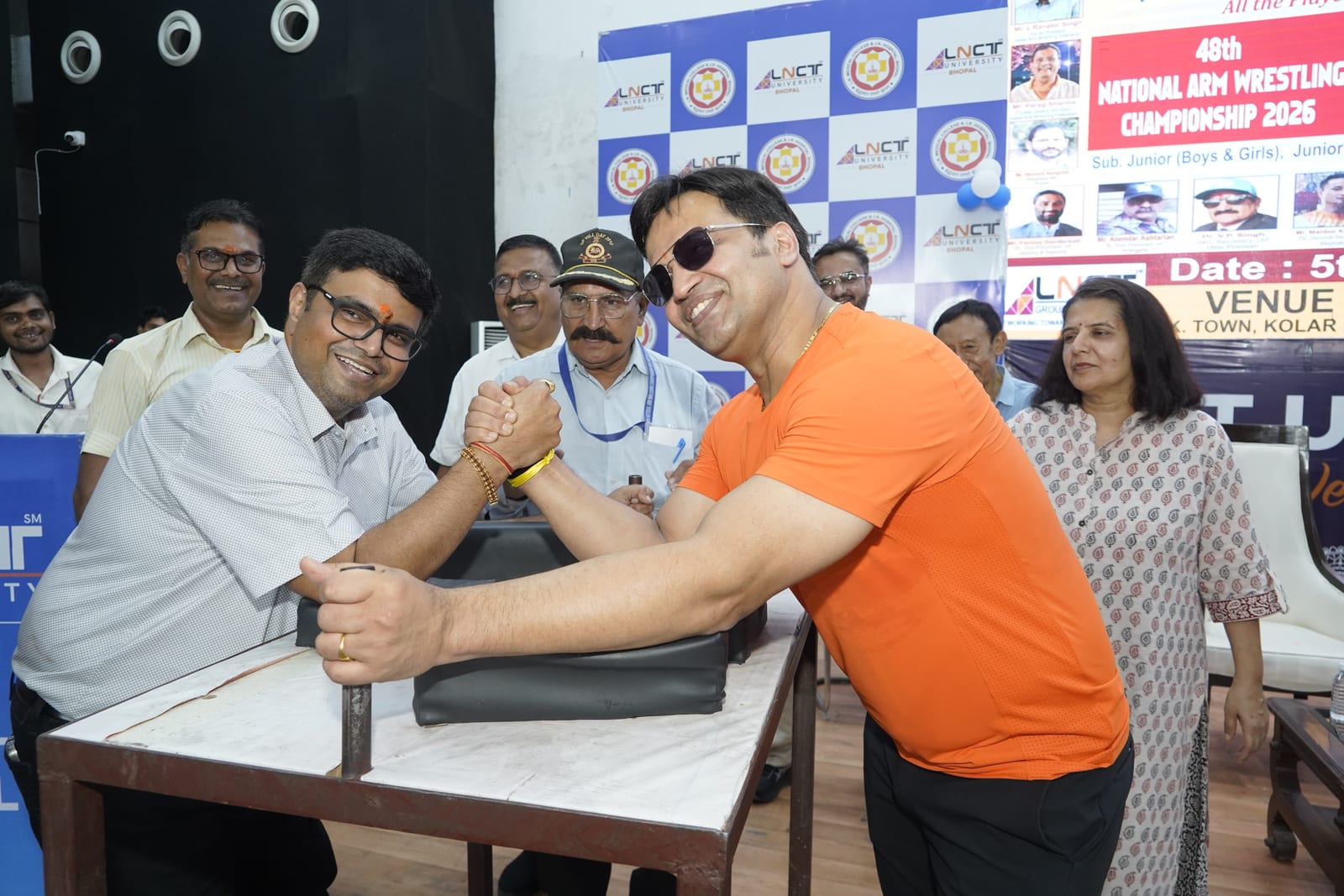 48th National Arm Wrestling Championship begins at LNCT University, Bhopal