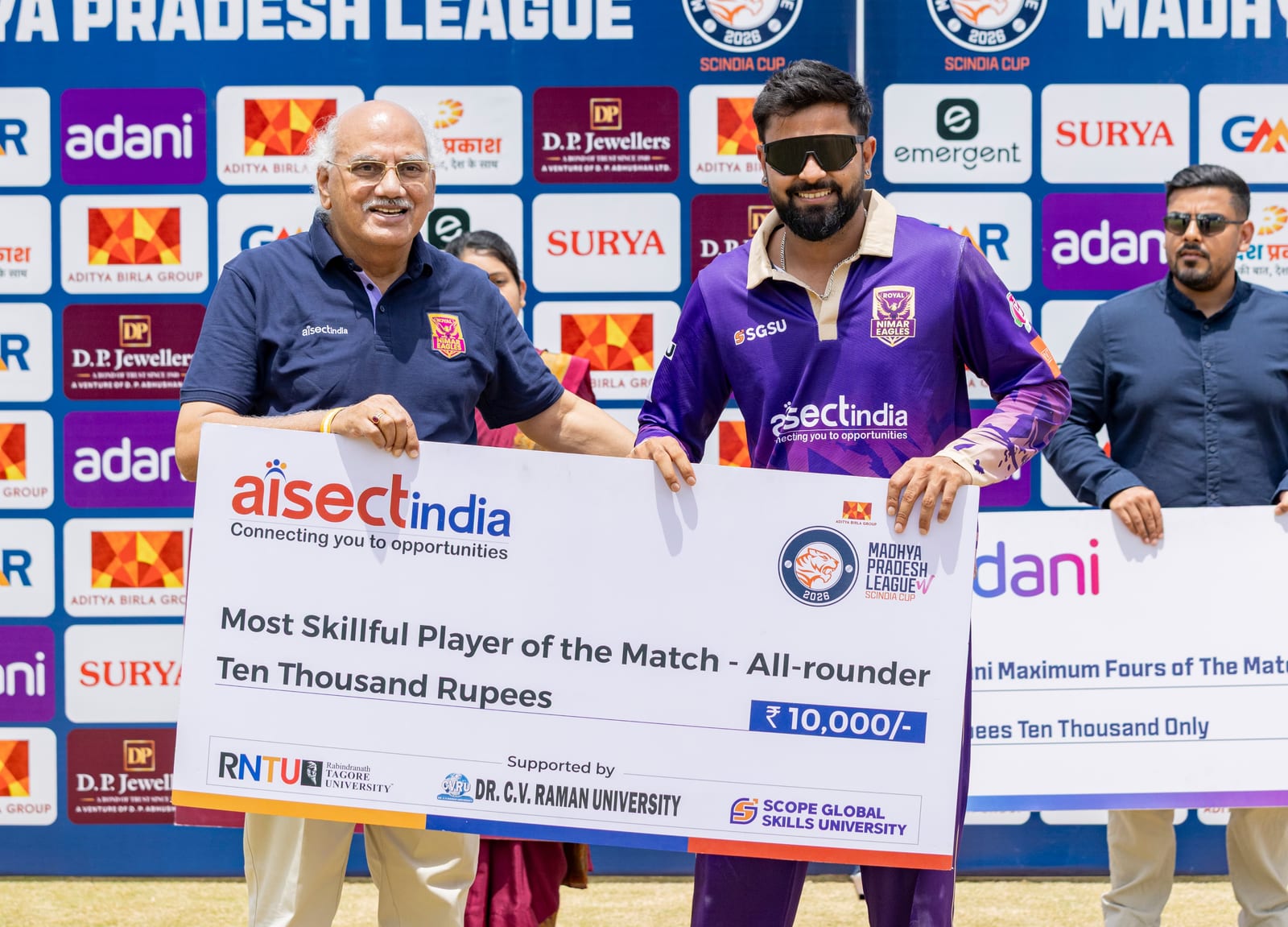 Royal Nimar Eagles Clinch Thrilling Three-Wicket Victory Over Rewa Jaguars Royal Nimar Eagles Clinch Thrilling Three-Wicket Victory Over Rewa Jaguars