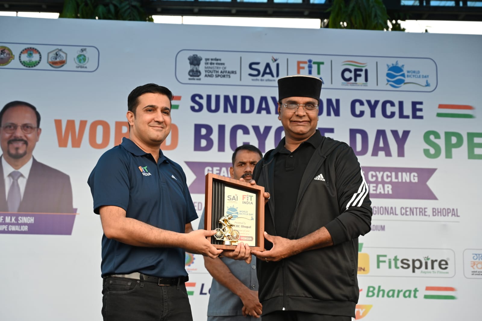 SAI Bhopal Holds Cycling Rally to Mark World Bicycle Day SAI Bhopal Holds Cycling Rally to Mark World Bicycle Day