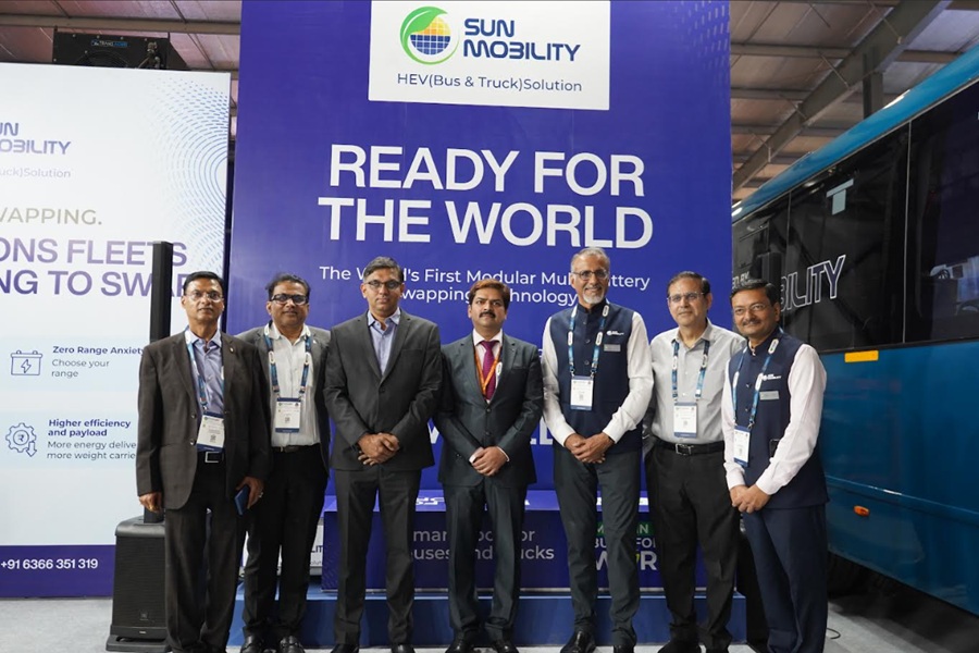 SUN Mobility Unveils Modular Battery Swapping Bus Solution SUN Mobility Unveils Modular Battery Swapping Bus Solution