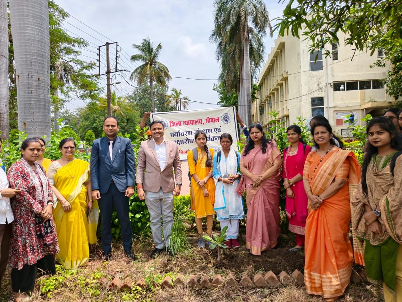 Tree plantation held at Satya Sai Law College under Panch-J campaign Tree plantation held at Satya Sai Law College under Panch-J campaign