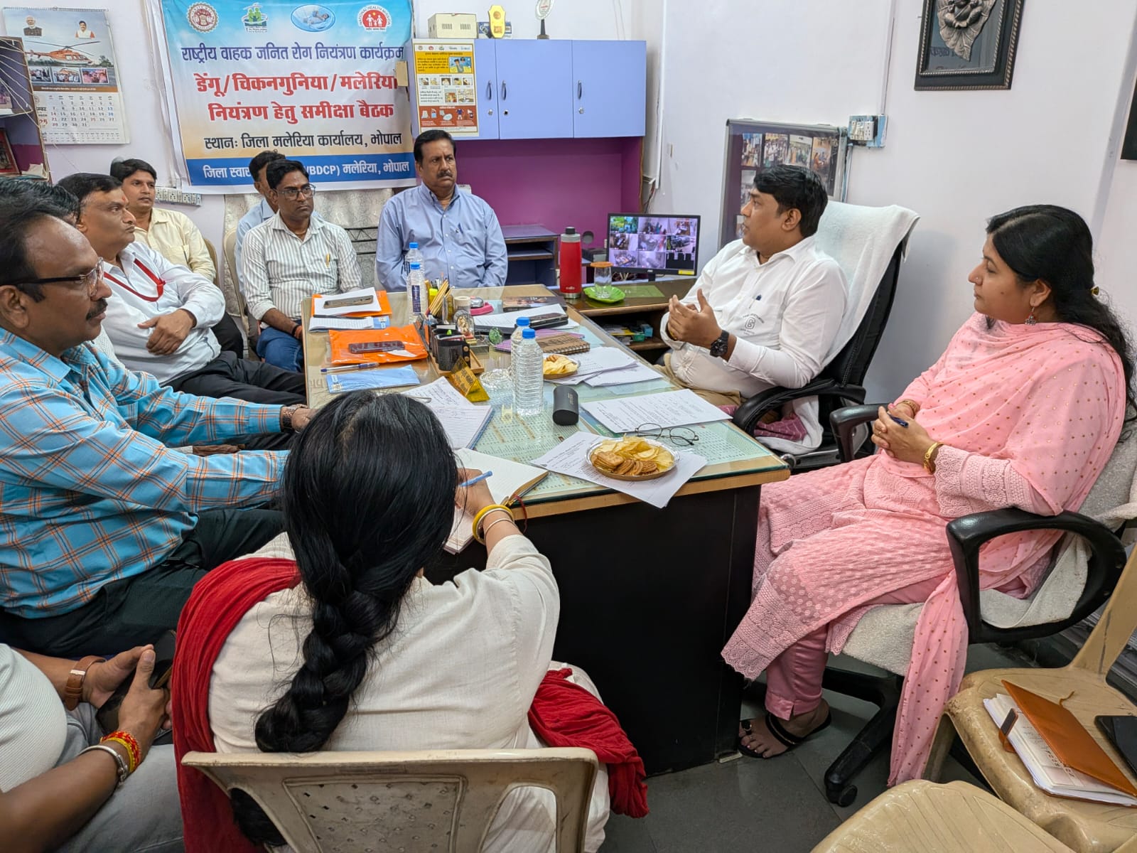 State programme officer reviews vector-borne disease control measures in Bhopal