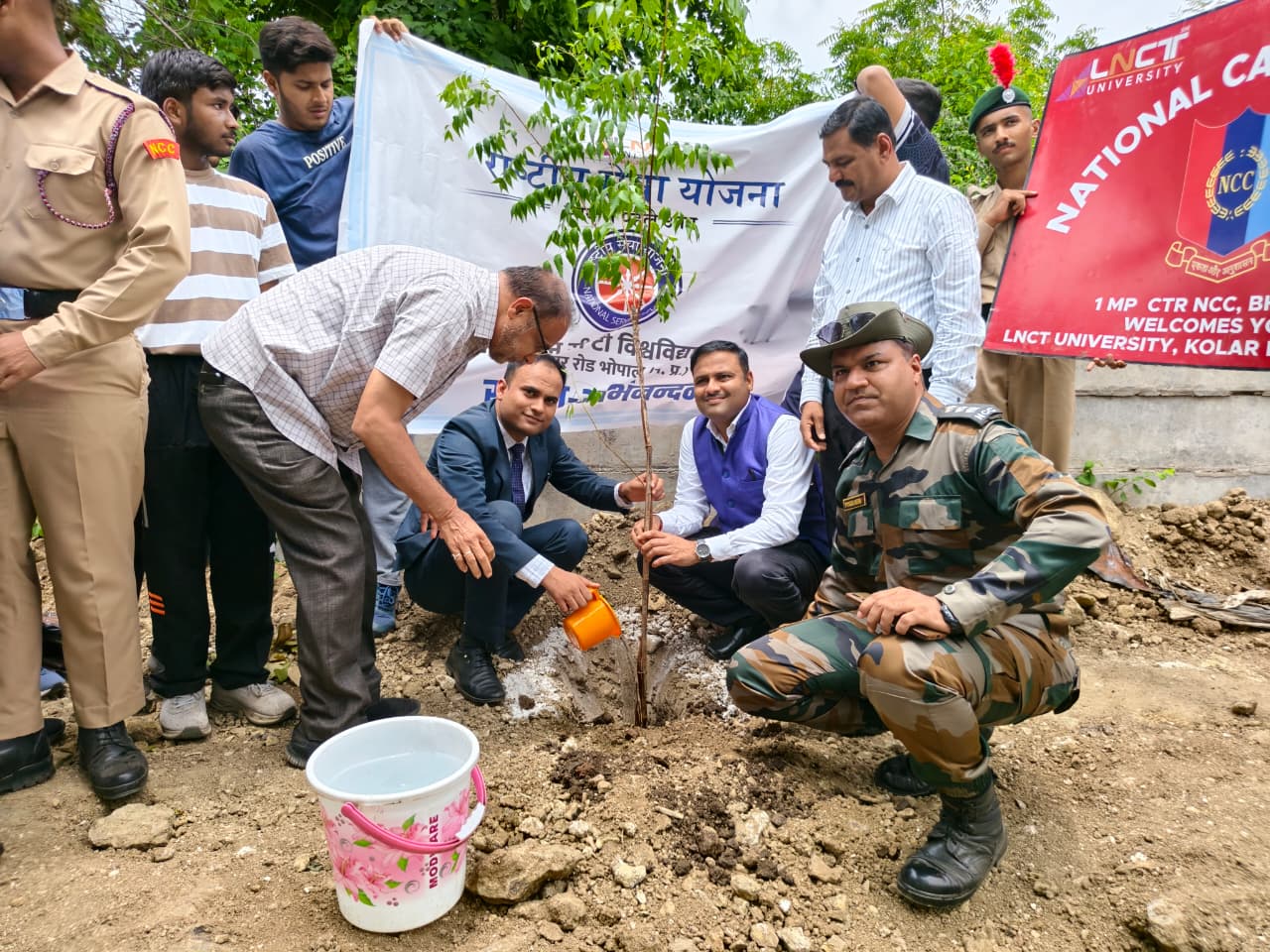Plantation held at LNCT Law University under Panch-J campaign in Bhopal Plantation held at LNCT Law University under Panch-J campaign in Bhopal