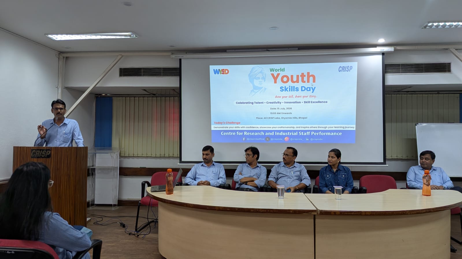 CRISP holds youth skill test on World Youth Skills Day