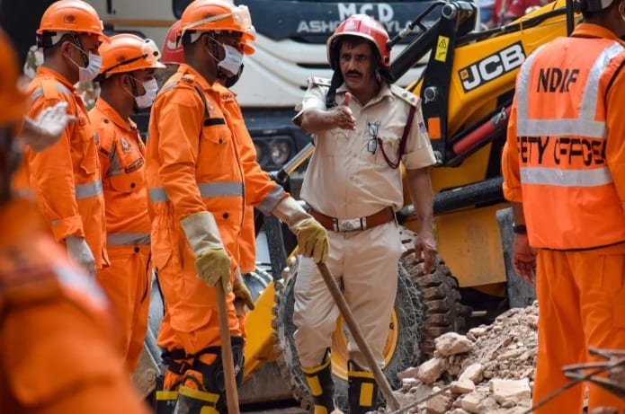 Satya Niketan Collapse Raises Fresh PG Safety Concerns Satya Niketan Collapse Raises Fresh PG Safety Concerns