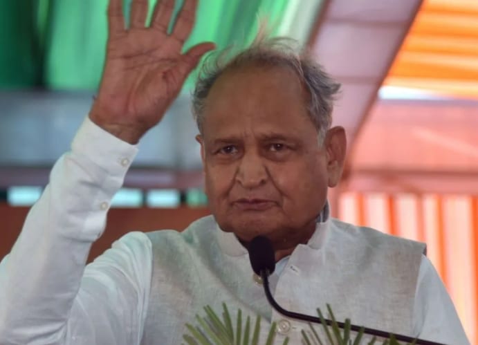 Gehlot Urges Voters to Teach BJP a Lesson