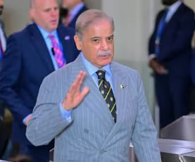 Shehbaz Sharif Avoids Questions on Hafiz Saeed During UN Visit