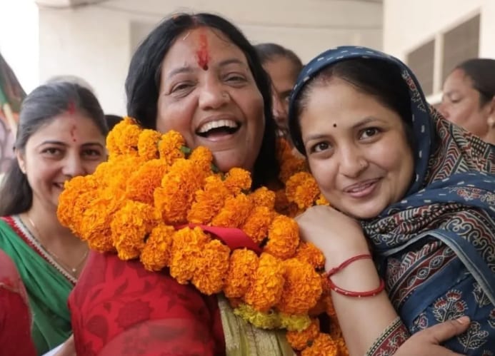 CM Bhajanlal OSD’s Wife Wins Jaipur Ward CM Bhajanlal OSD’s Wife Wins Jaipur Ward