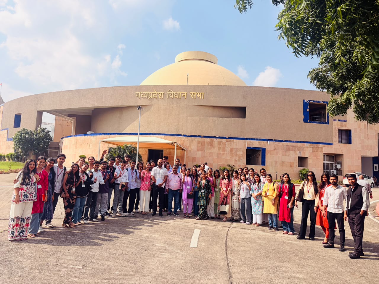 Mass Communication Students Visit Sapre Museum and Assembly on Educational Tour