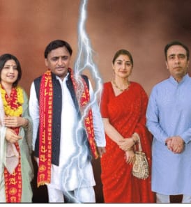 Akhilesh Backs Dimple, Jayant Supports Wife Charu