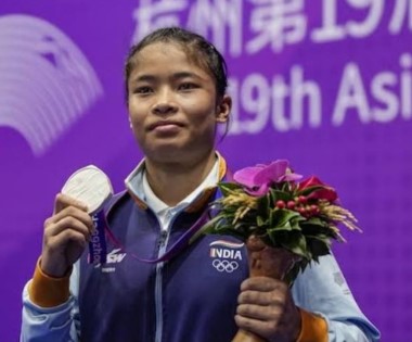 Roshibina wins wushu silver, Satnam-Salman claim rowing bronze for India