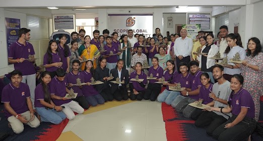 SGSU Students Create Eco-Friendly Ganesh Idols at Bhopal Campus Workshop