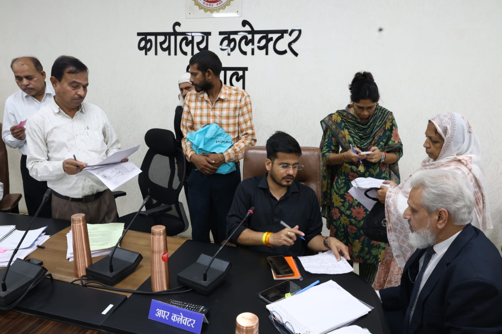 Officials Hear Grievances of 120 Applicants at District Public Hearing Officials Hear Grievances of 120 Applicants at District Public Hearing
