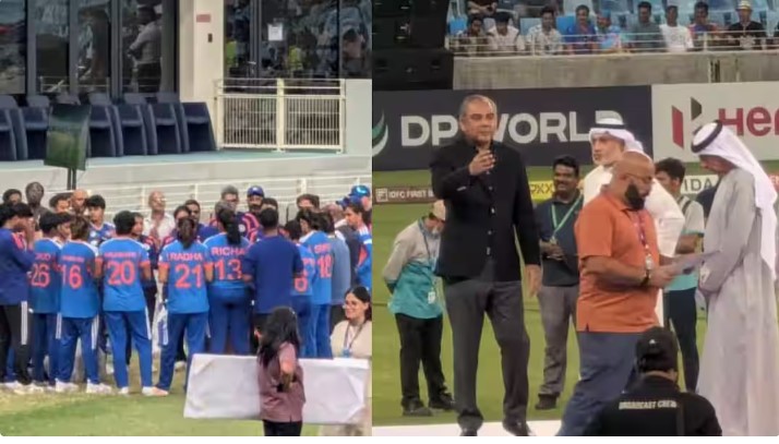 Indian women refuse trophy from Mohsin Naqvi after Asia Cup Indian women refuse trophy from Mohsin Naqvi after Asia Cup