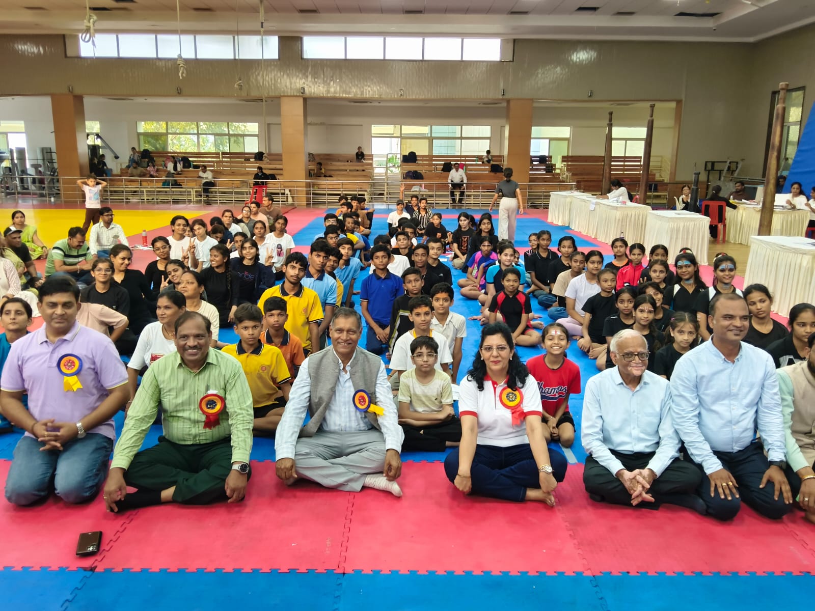 RNTU Students Win Three Medals at Bhopal District Yogasana Championship