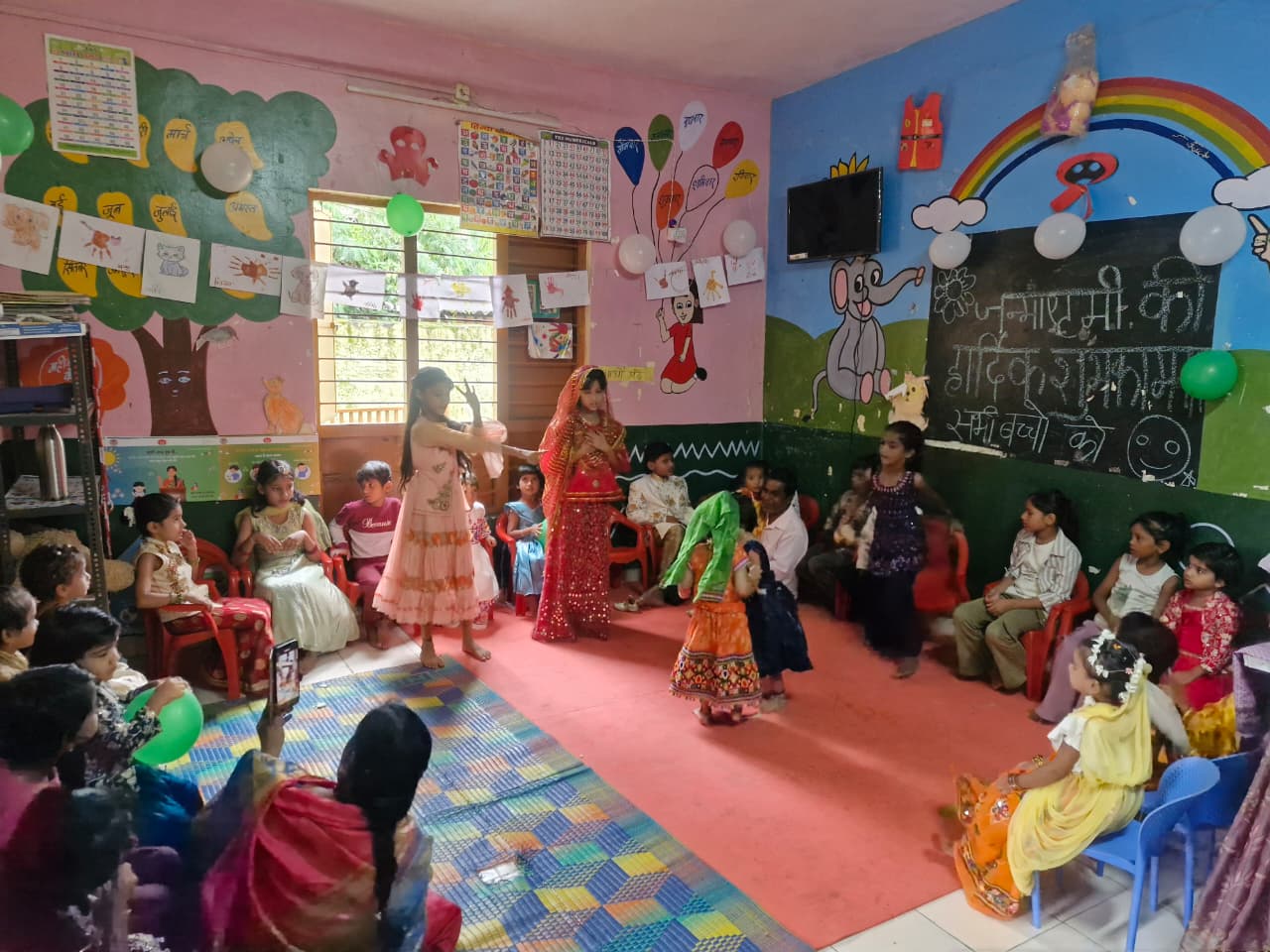 Krishna Janmashtami celebrated at Bhopal Anganwadi centres with health camp