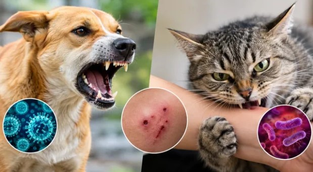 Understand the different health risks from dog and cat bites
