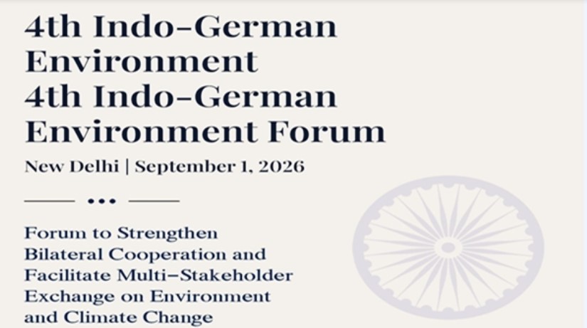 Fourth Indo-German Environmental Forum to be held in New Delhi today