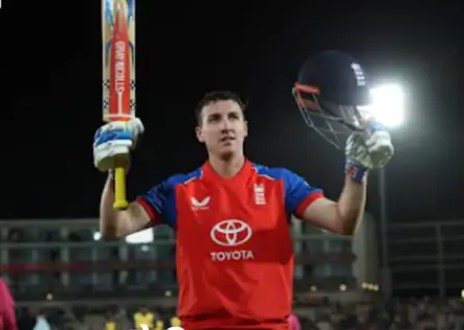 Harry Brook smashes 42-ball century as England crush Sri Lanka