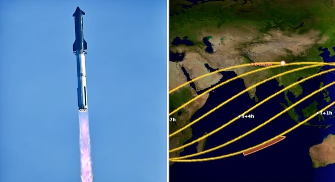 Starship to pass over India today, complete six Earth orbits