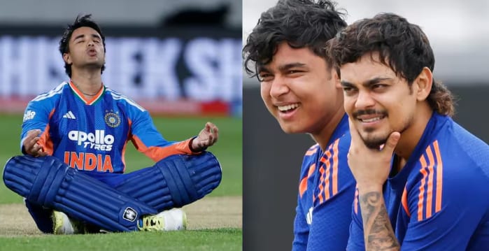 Abhishek shines with 35-ball century, Ishan Kishan takes a dig Abhishek shines with 35-ball century, Ishan Kishan takes a dig