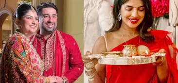 Priyanka Chopra, Hina Khan apply mehendi for Karwa Chauth celebrations