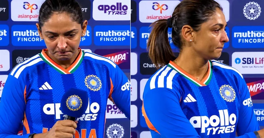Harmanpreet Kaur turns emotional after unbeaten 91 off 41 balls Harmanpreet Kaur turns emotional after unbeaten 91 off 41 balls