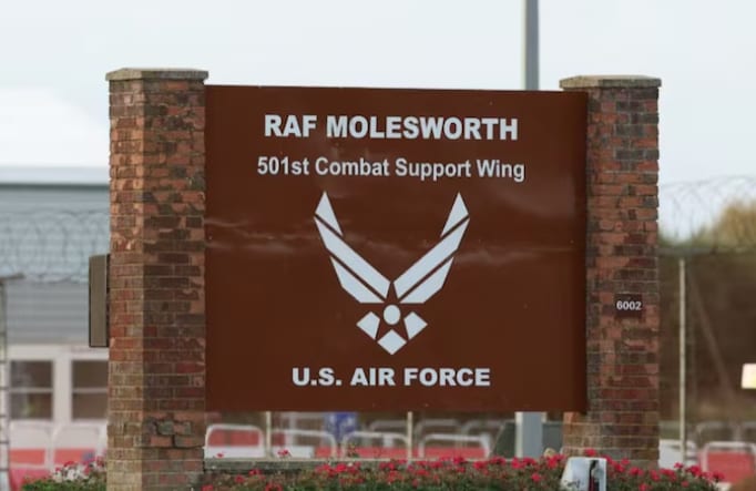 Two suspects arrested after entering British RAF Molesworth military base Two suspects arrested after entering British RAF Molesworth military base