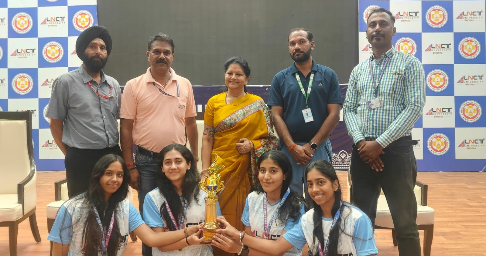 LNCT Wins RGPV Nodal Women’s Badminton Title at Bhopal Campus