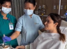 Nushrratt Bharuccha shares hospital video after surgery for spine fracture