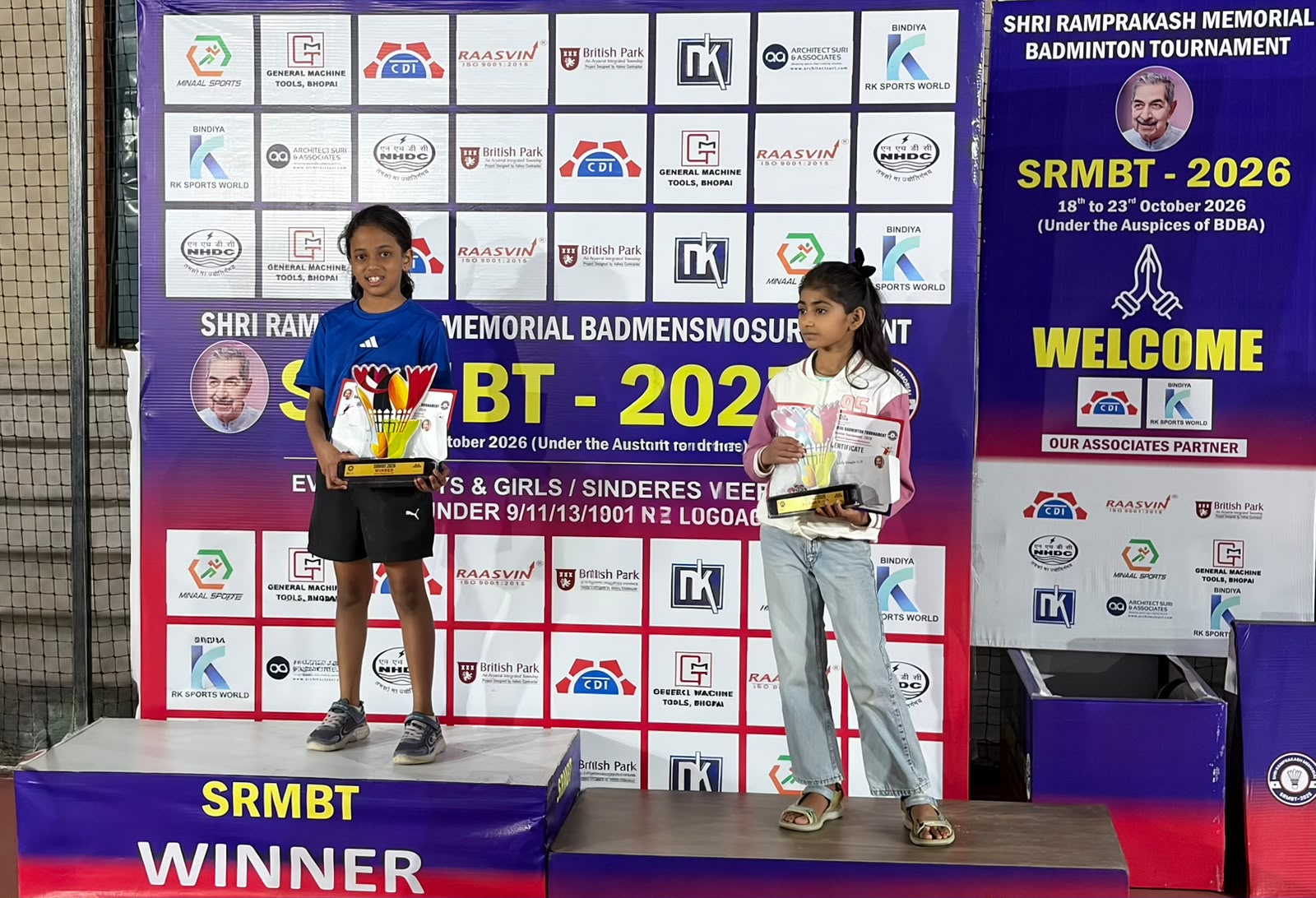 Shivanya Byohar wins Bhopal girls' under-9 badminton championship title in style
