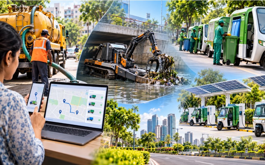 Technology Transforms Urban Sanitation Across Indian Cities