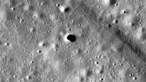 Signs of 50-km tunnel on Moon may offer natural bunker