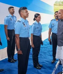 Rajnath Singh watches foreign air forces perform at Tarang Shakti