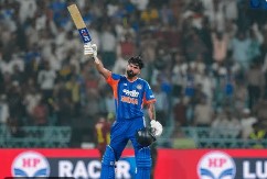 Indian captain hits T20 century after two years in Lucknow win