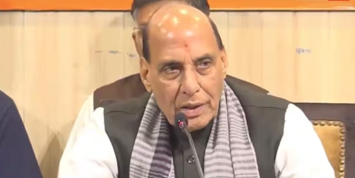 Rajnath Singh-linked remark against INDIA bloc sparks political row over protests