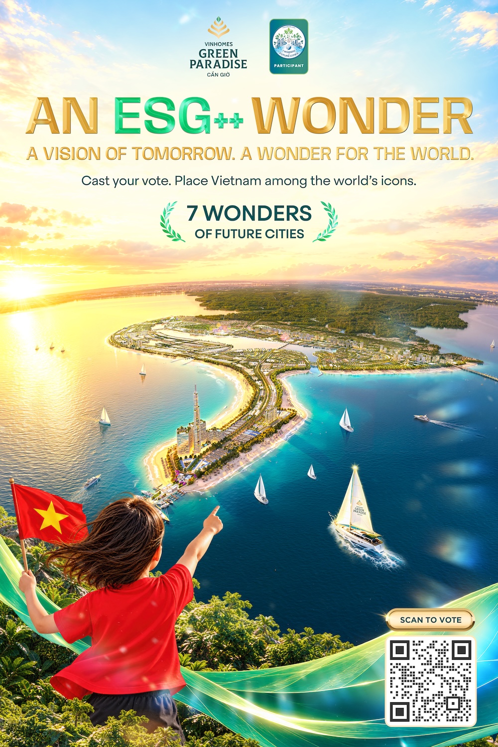 Vinhomes Green Paradise enters global public voting stage for future cities