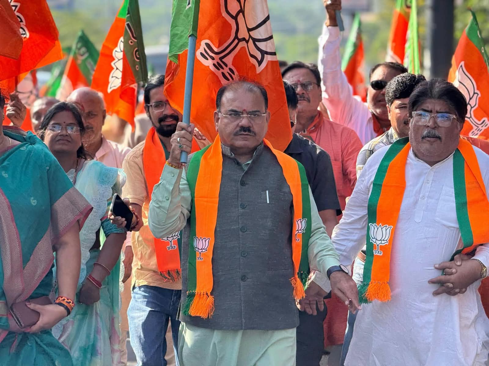 Seva Jyoti Yatra Taken Out Under Bhagwandas Sabnani’s Leadership in Bhopal