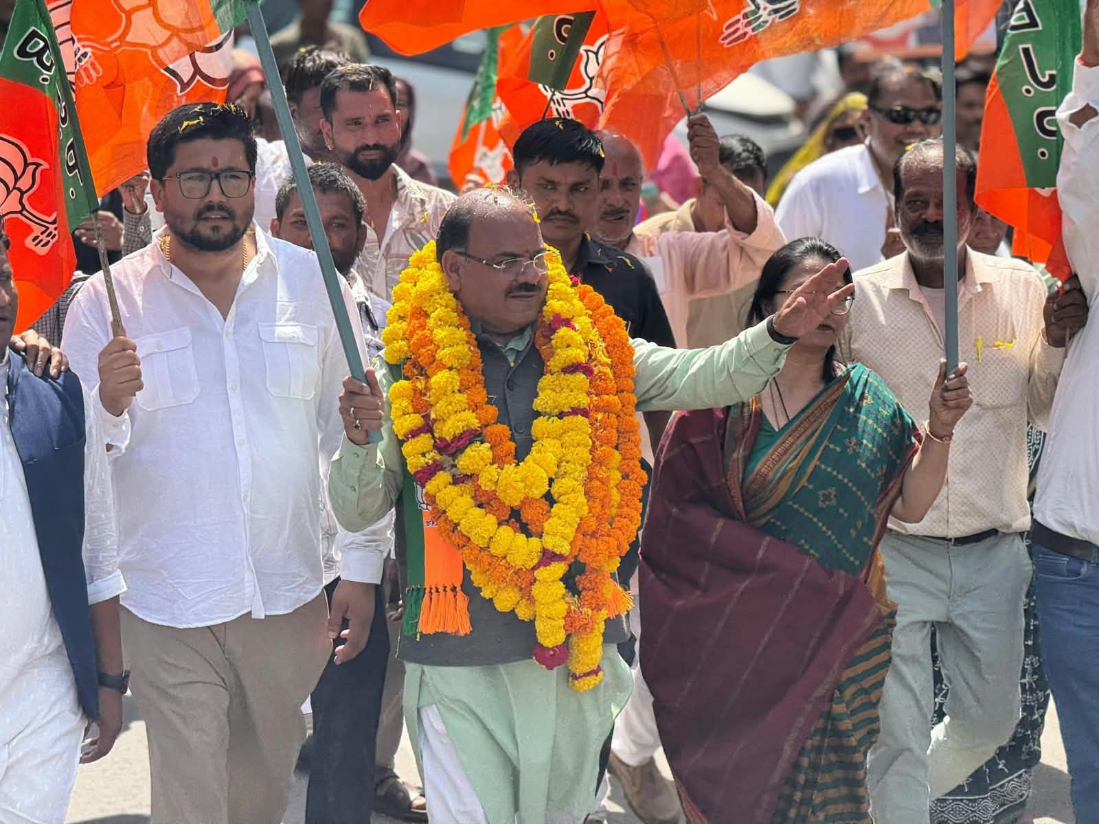 Seva Jyoti Yatra Taken Out Under Bhagwandas Sabnani’s Leadership in Bhopal