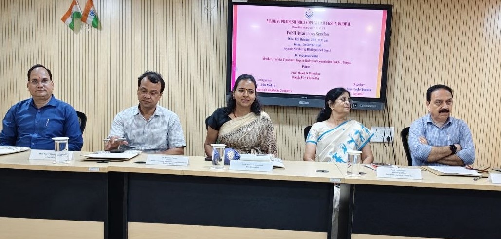 Bhoj Open University Holds Awareness Programme on Sexual Harassment Prevention