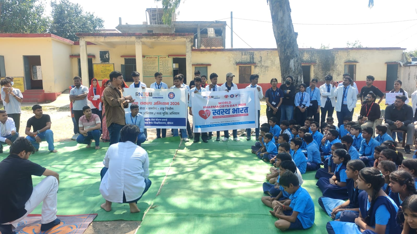 RNTU Students Raise Awareness on Antibiotic Misuse Through Street Play
