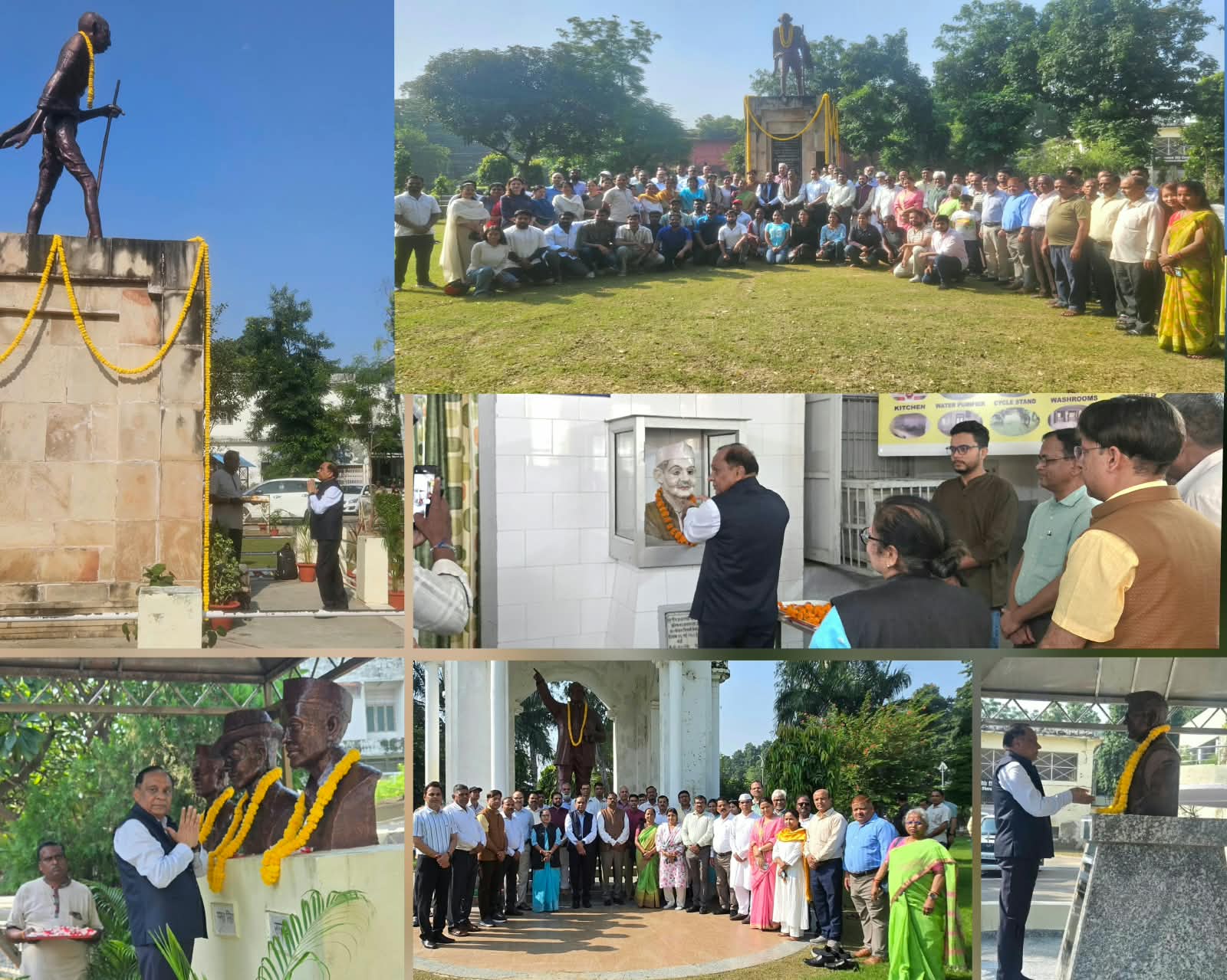 Lucknow University Observes Gandhi Jayanti and Lal Bahadur Shastri Jayanti