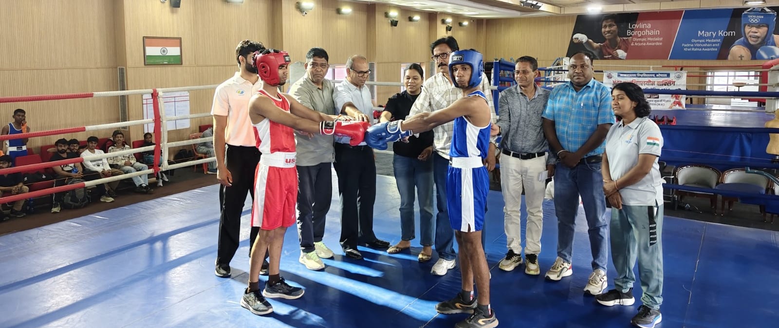 Divyanshi Lalwani wins inter-college boxing gold in 60kg weight category
