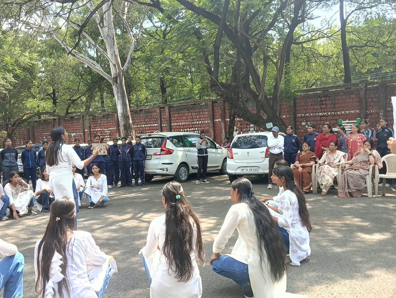 Street Play Raises Merit Scholarship Awareness at Sarojini Naidu College