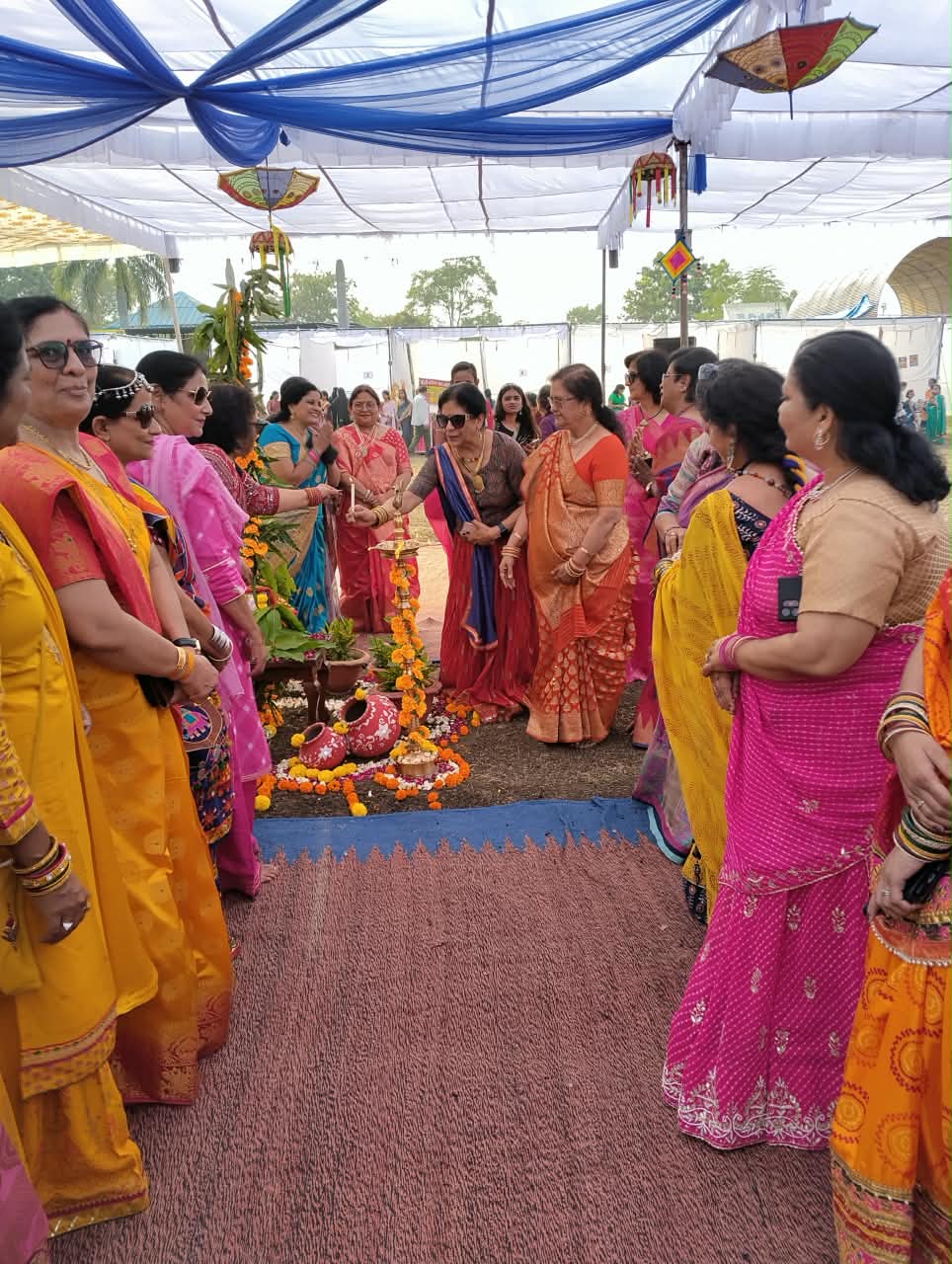 Garba festival and stall exhibition blend tradition with entrepreneurship in Bhopal
