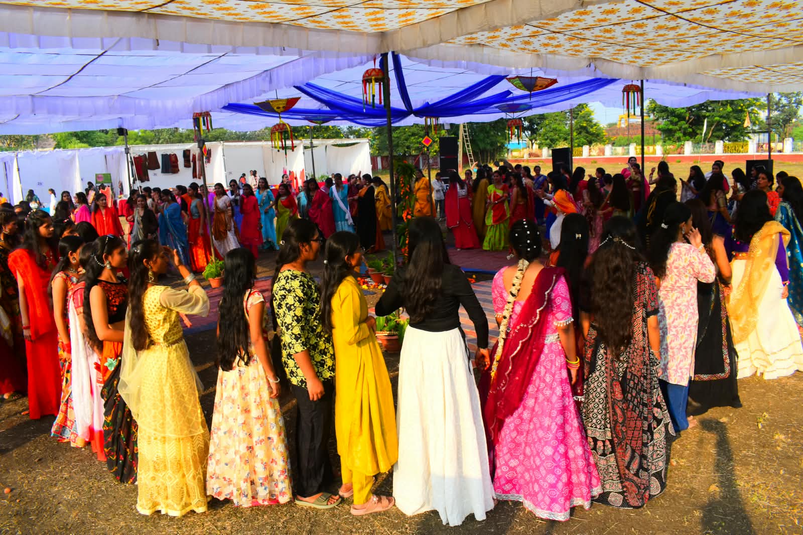 Garba festival and stall exhibition blend tradition with entrepreneurship in Bhopal