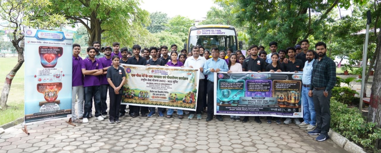 SGSU NSS organises cyber security awareness camp in Bagdoda village